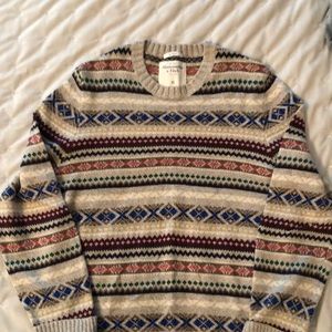 Cozy Fair Isle crewneck sweater